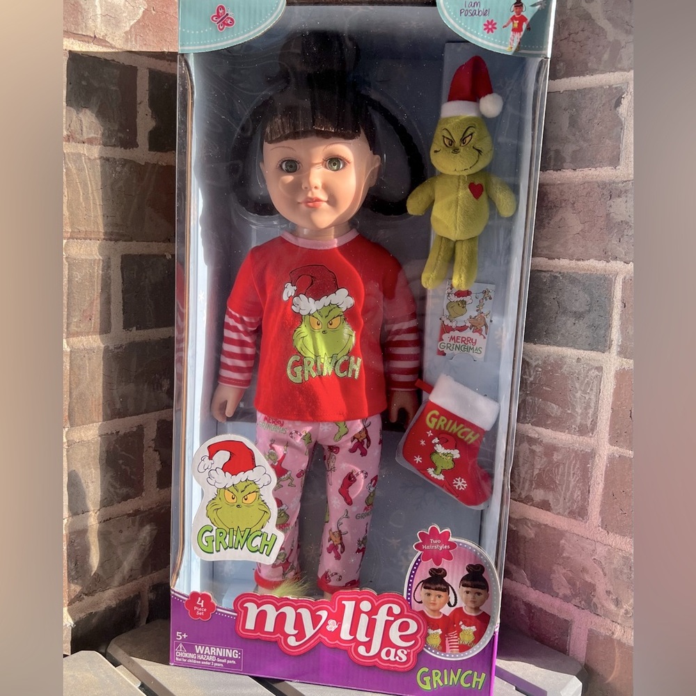My Life as Grinch Brunette Hair Cindy Lou Who Doll